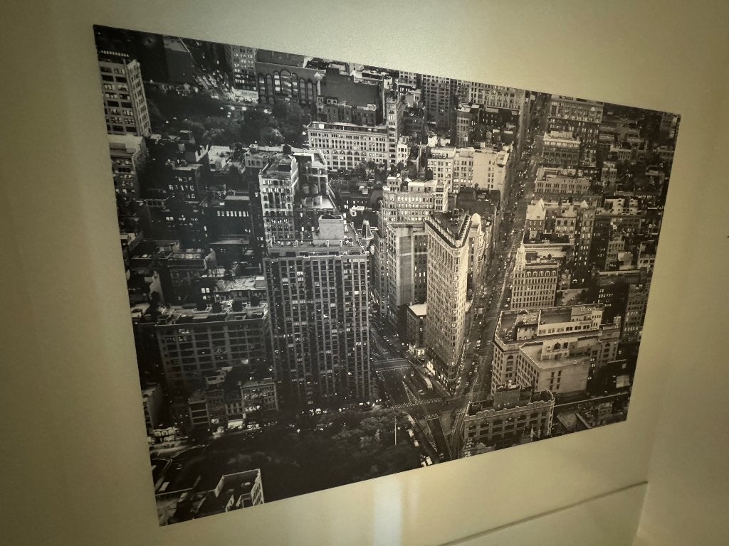 Ikea doekposter New York 200 x 140 cm, Ophalen, Gebruikt, 125 cm of meer, Foto of Poster