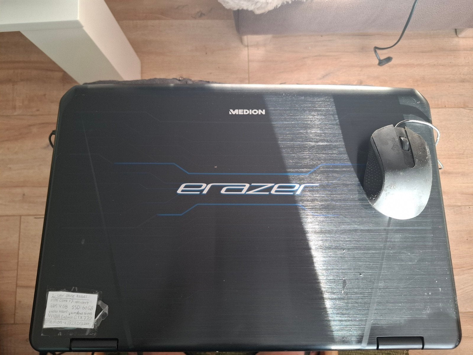 Medion Erazer X7826 Gaming Laptop - Intel i7, GTX 770M, Ophalen, Gebruikt, Met videokaart, 2 tot 3 Ghz