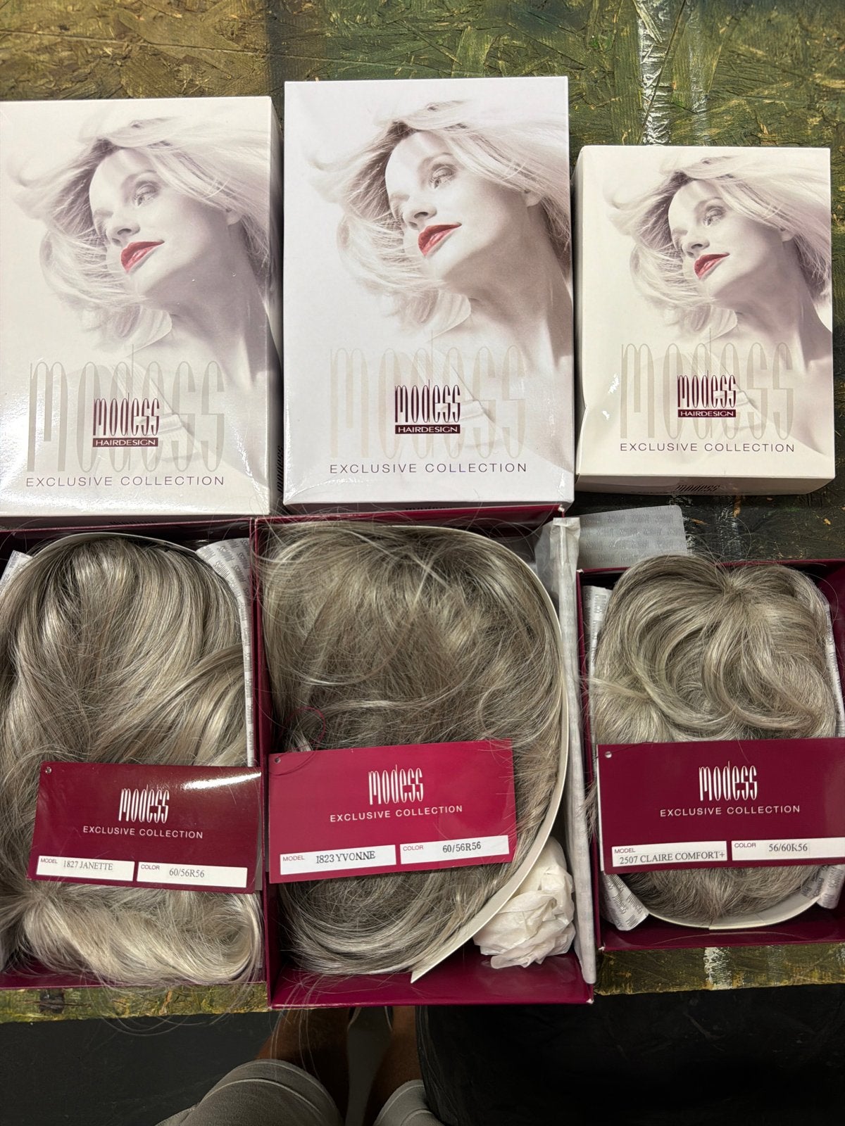 Modess Pruiken - Exclusieve Collectie (3 stuks), Ophalen, Nieuw, Pruik of Haarverlenging