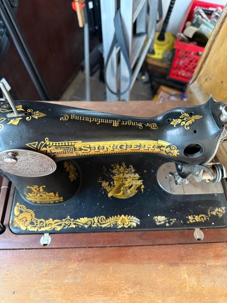 Antieke Singer Naaimachine - Decoratief Stuk, Ophalen