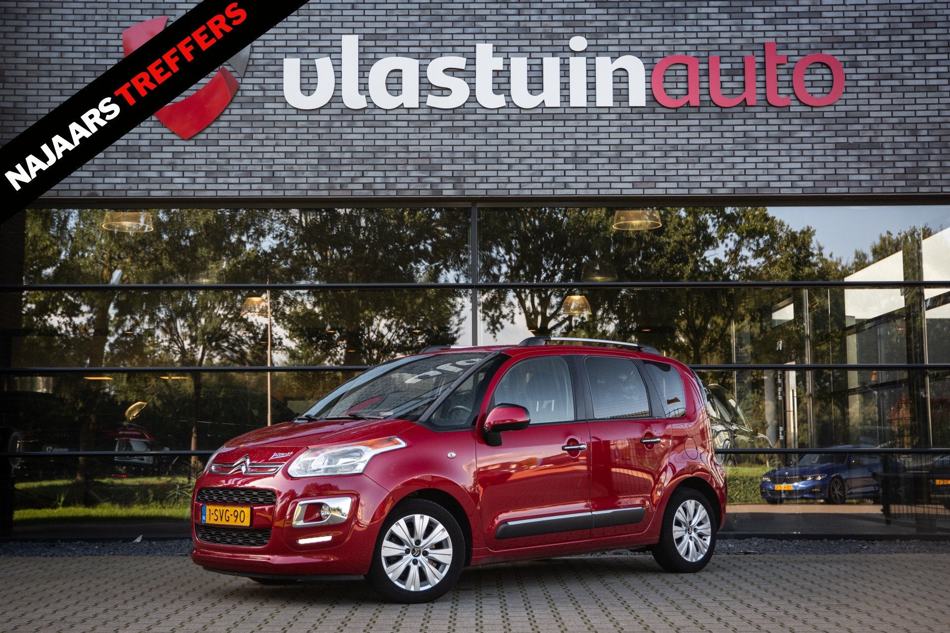 Citroën C3 Picasso 1.6 VTi Exclusive Automaat!, PDC, Cruise, Auto's, Euro 5, Stof, Gebruikt, Zwart