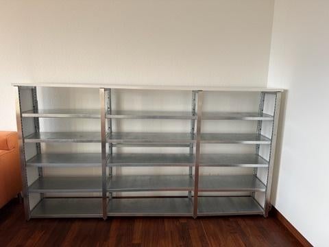 Moderne, op maat gemaakte boekenkast [merk Transvorm], Huis en Inrichting, Met plank(en), 100 tot 150 cm, Zo goed als nieuw, 200 cm of meer