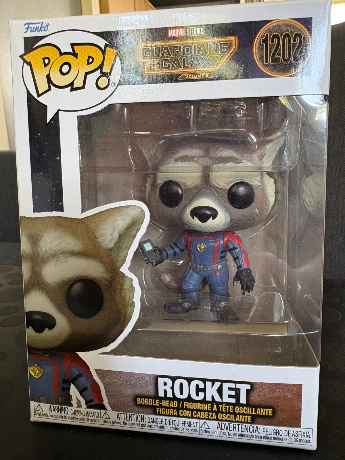 Funko Pop Guardians of the galaxy 1202 Rocket, Ophalen of Verzenden, Zo goed als nieuw