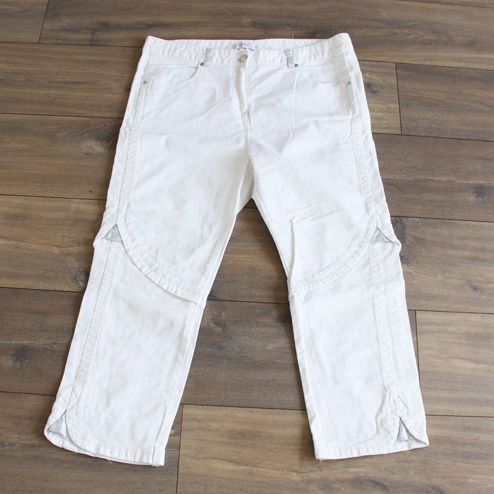 Mooie Nice Connection Broek (Maat 44) - 40 € 30,-, Nice Connection, Wit, Maat 42/44 (L), Ophalen of Verzenden