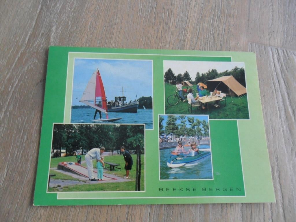 Hilvarenbeek, Beekse Bergen, midgetgolf/tent, Ophalen of Verzenden, 1980 tot heden, Gelopen, Noord-Holland
