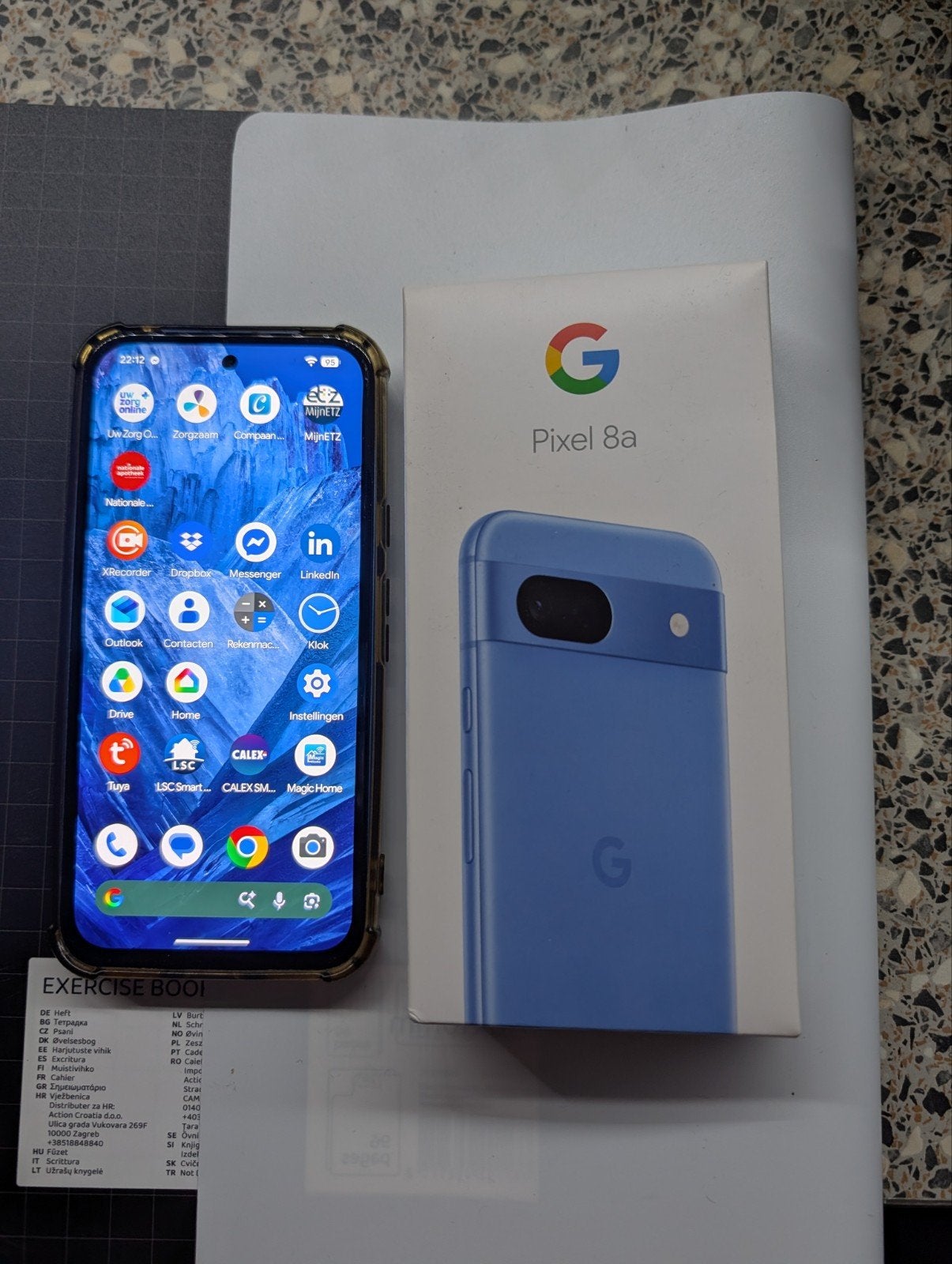 Te Koop! Google pixel 8a, 128GB kleur: bay blue, Ophalen, Zo goed als nieuw, Klassiek of Candybar, Zonder simlock