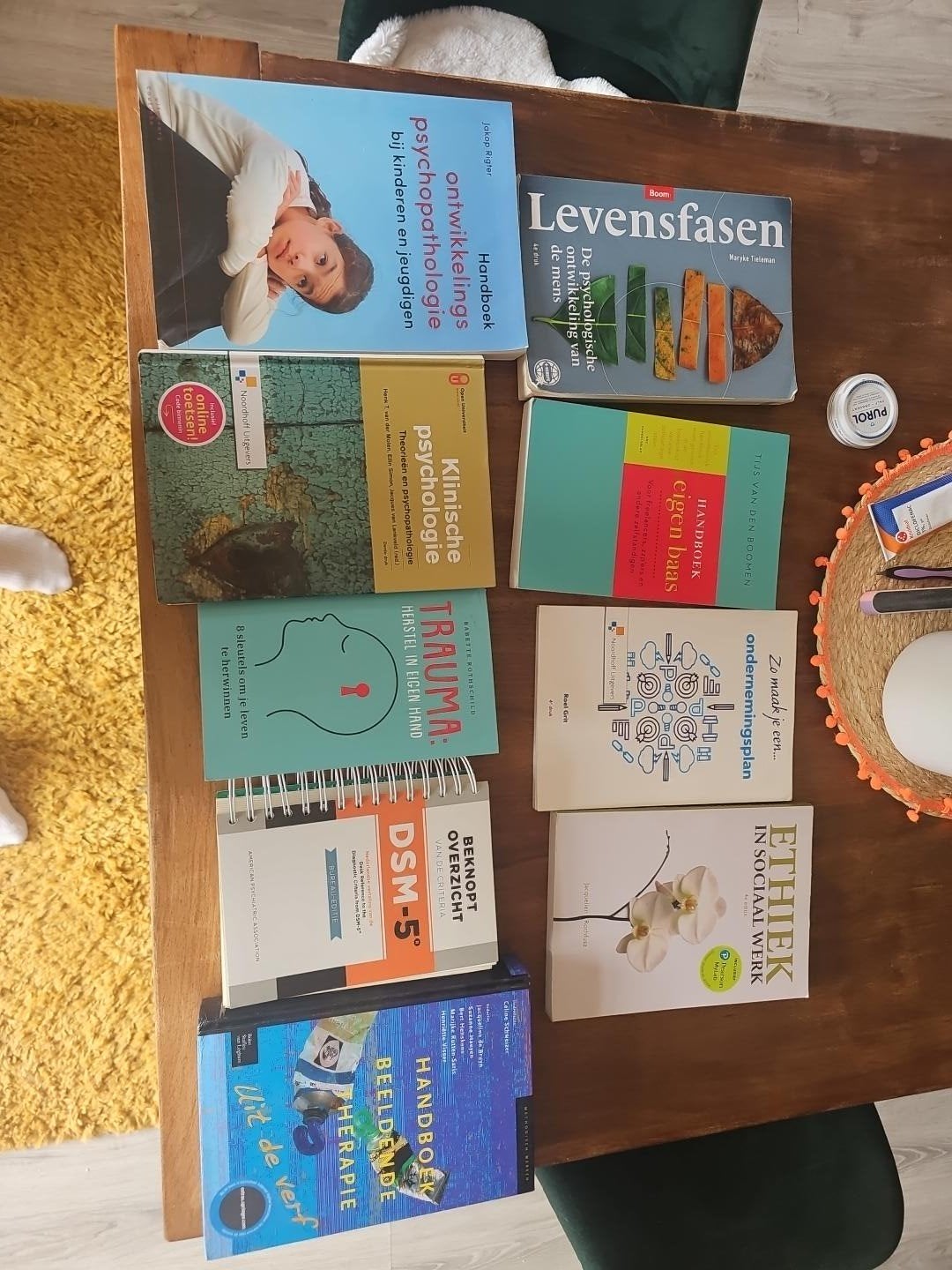 beeldend vaktherapie, studieboeken, Ophalen, Zo goed als nieuw