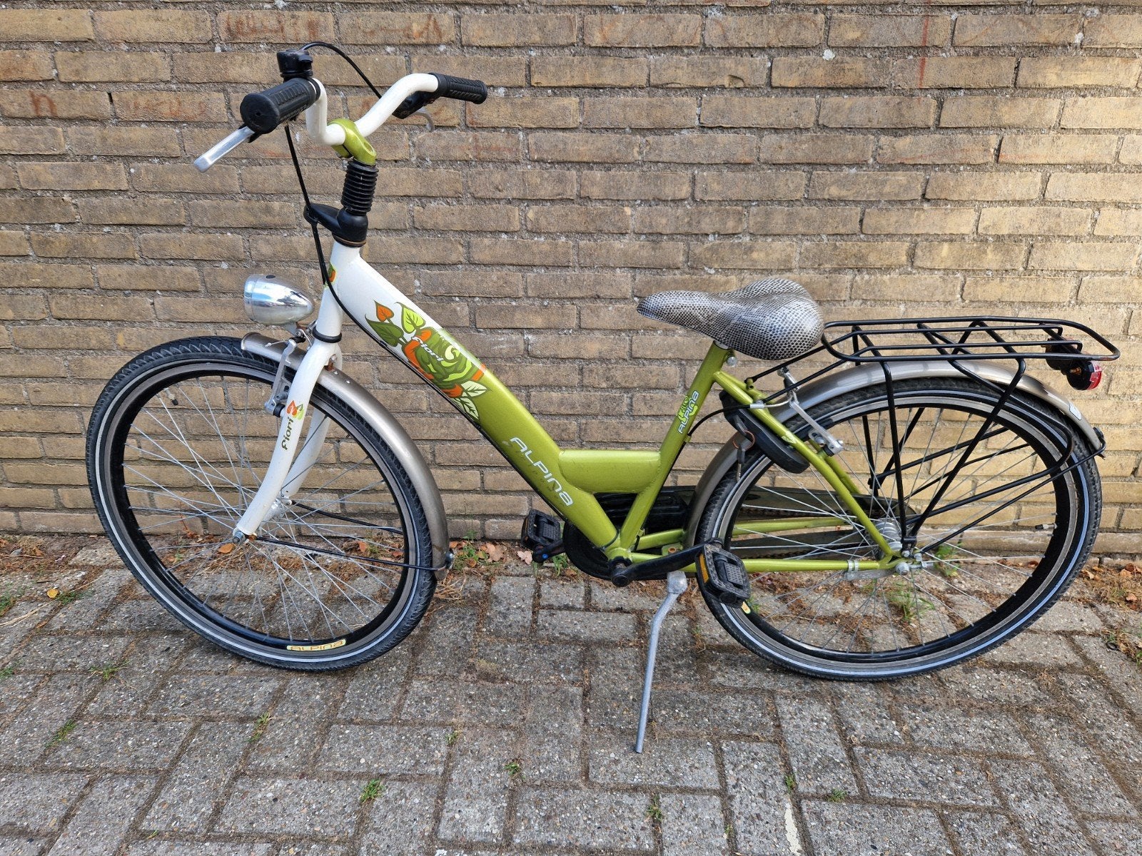 Alpina kinderfiets - 26 inch - Groen, Fietsen en Brommers, Fietsen | Meisjes, Terugtraprem, Gebruikt, Alpina, Handrem
