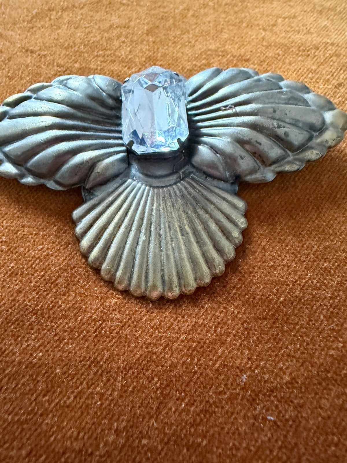 Vintage art deco broche 5 cm, Ophalen of Verzenden, Zo goed als nieuw, Overige materialen