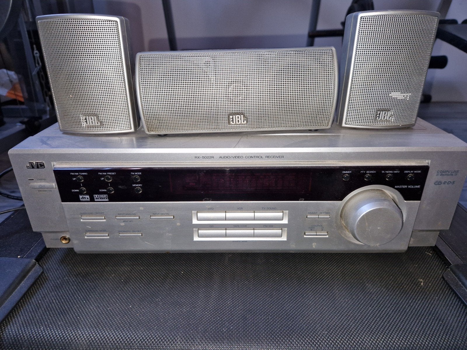 JVC RX-5022R Audio/Video Control Receiver met JBL speakers, Ophalen, Gebruikt, JVC, Losse componenten