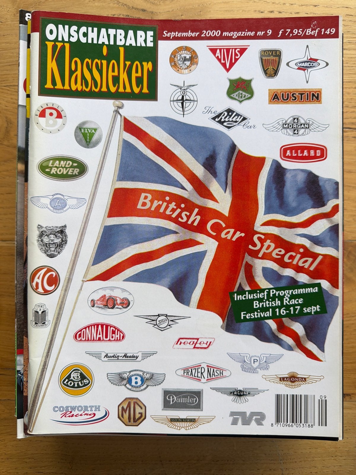 Onschatbare Klassieker: British Car Special (sept 2000), Verzenden, Gelezen, Overige merken
