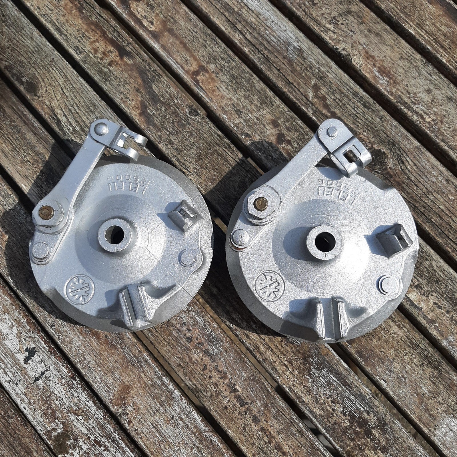 set nette leleu 120mm remdeksels met nieuwe remsegmenten, Ophalen of Verzenden, Overige typen