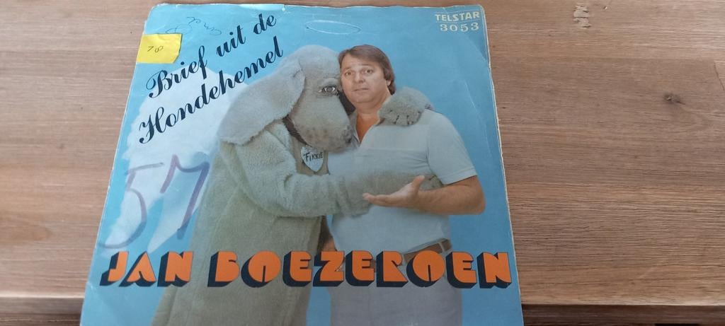Jan Boezeroen - Brief uit de Hondehemel (Single), Gebruikt, 7 inch, Single, Ophalen of Verzenden