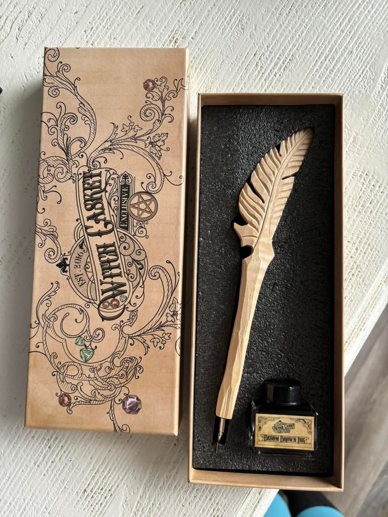 Witchy schrijfveer set Witch Casket, Verzenden, Nieuw