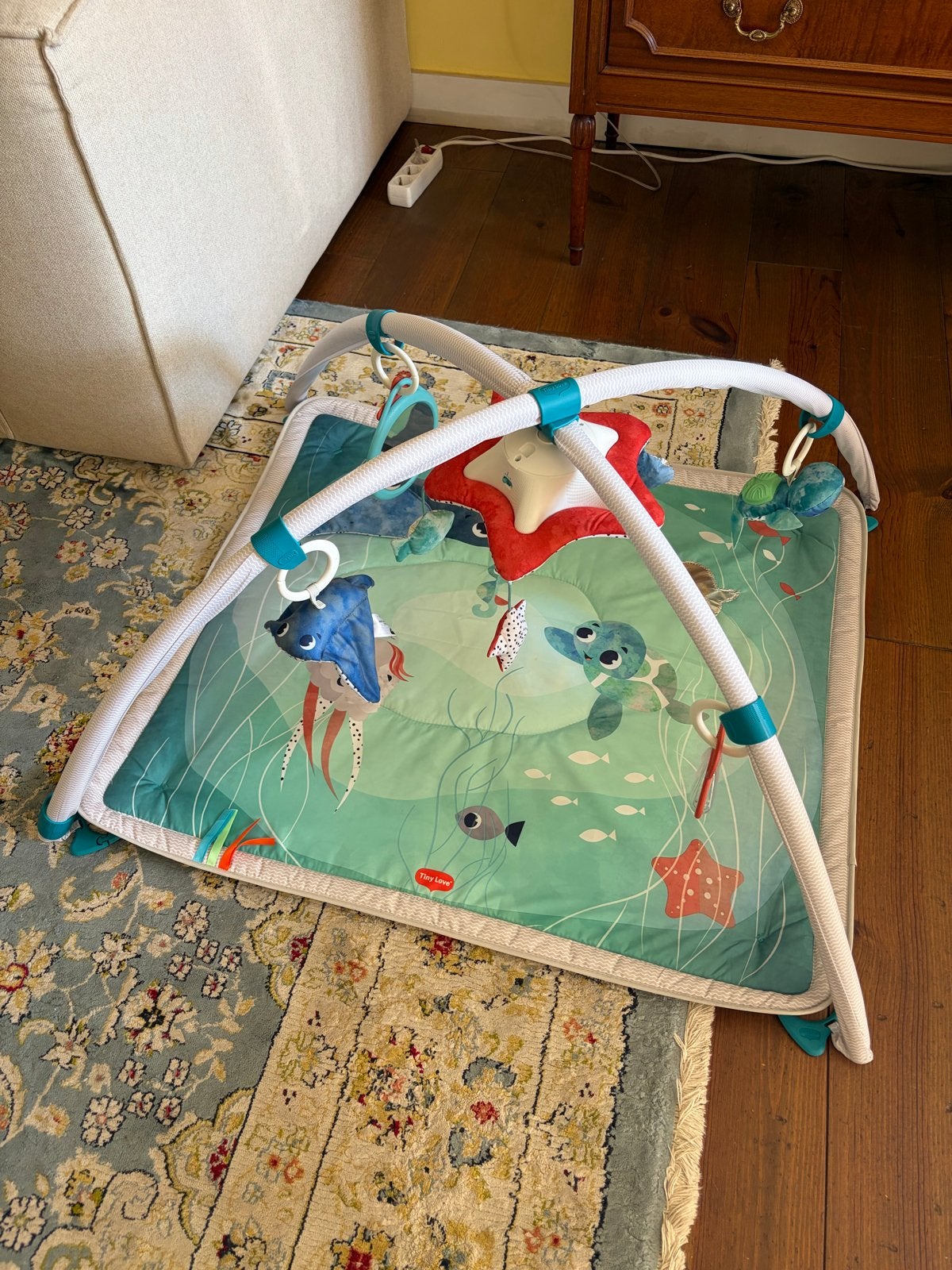 Tiny Love Speelkleed met Babygym en Muziek, Ophalen, Gebruikt, Speelkleed, Met geluid
