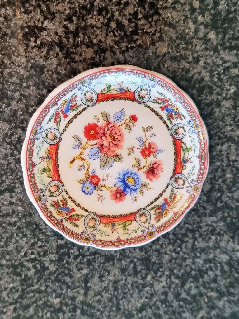 Famille Rose China  porselein bordje 20e eeuw, Antiek en Kunst, Antiek | Wandborden en Tegels, Ophalen of Verzenden