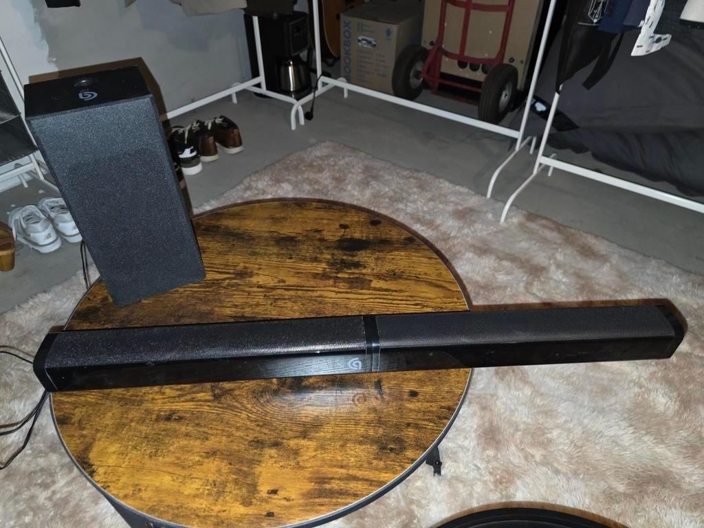 Soundbar met subwoofer en IR-kabel voor TV, Audio, Tv en Foto, Soundbars, Ophalen of Verzenden