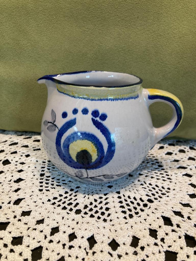 Blauw aardewerk kannetje (210526), Antiek en Kunst, Ophalen of Verzenden