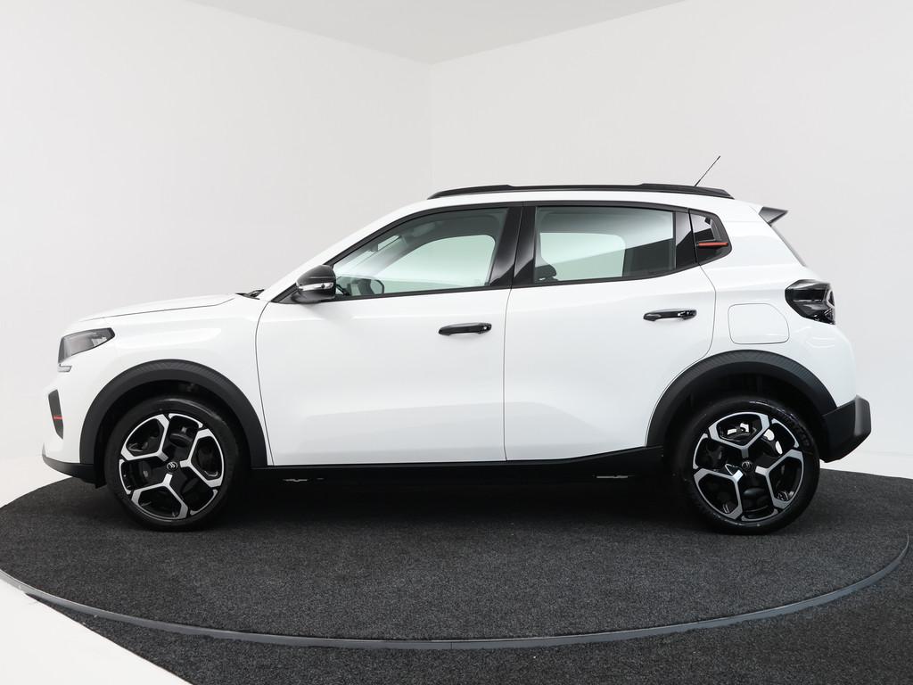 Citroën ë-C3 Plus 113pk 44 kWh | Cruise Control | Airco |, 12 maanden, Stof, Gebruikt, Zwart