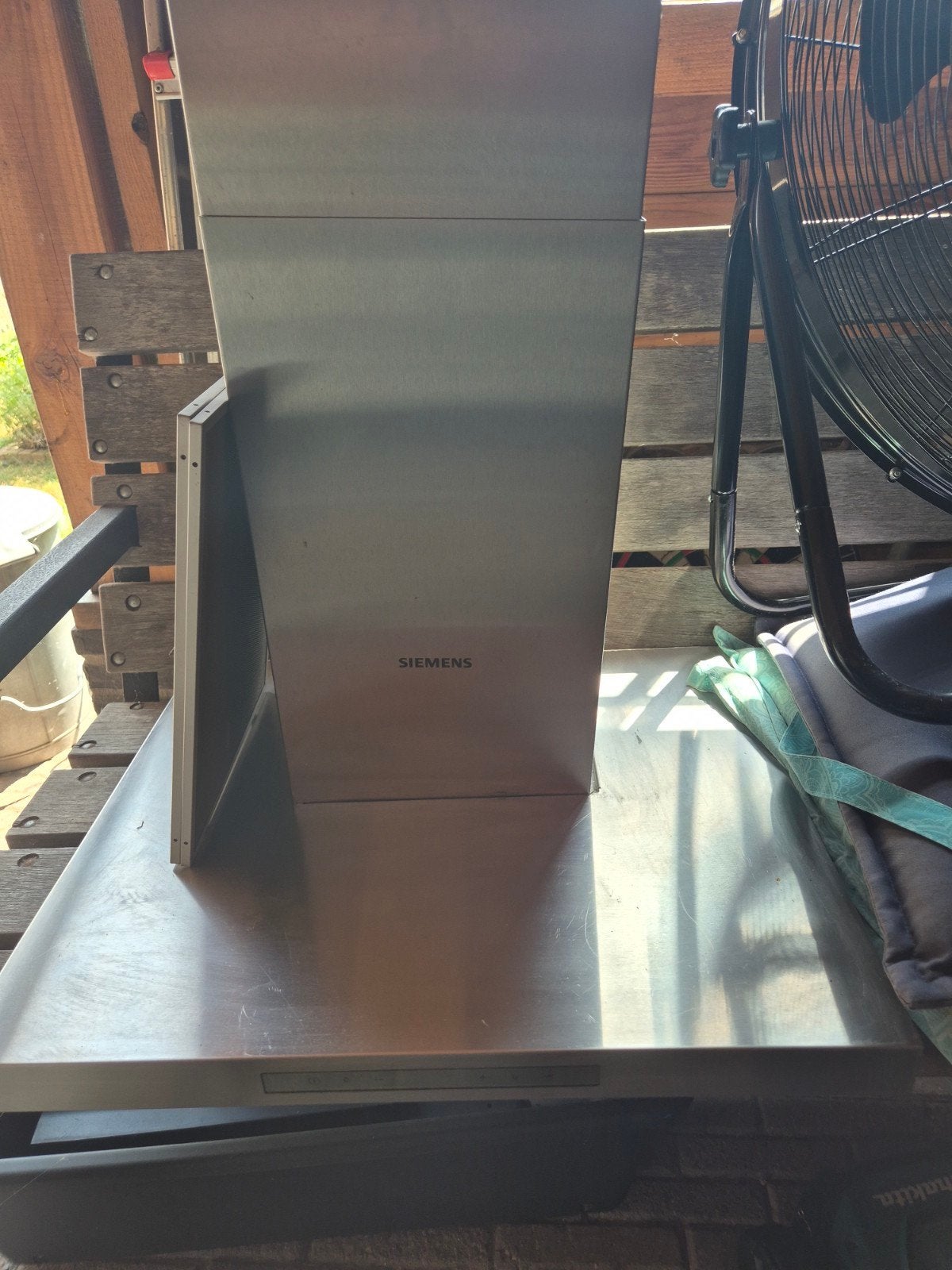 Siemens LC67BCP50 Afzuigkap - RVS, 674 m³/u, Ophalen, Gebruikt, Wandschouwkap, 600 tot 800 m³ per uur