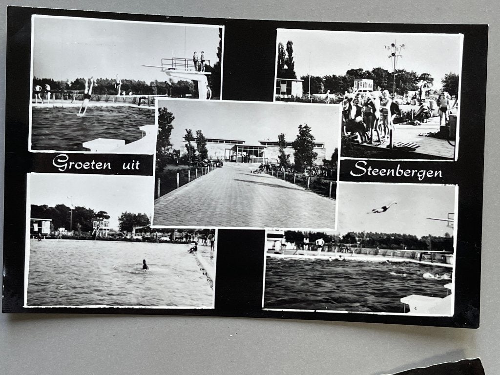 4 ansichtkaarten van Steenbergen (jaren 70), Ophalen of Verzenden, 1960 tot 1980, Noord-Brabant