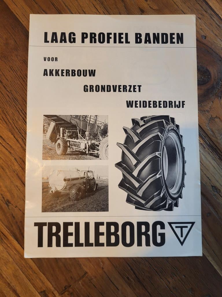 tractor folder Trelleborg laag profiel banden, Ophalen of Verzenden, Zo goed als nieuw
