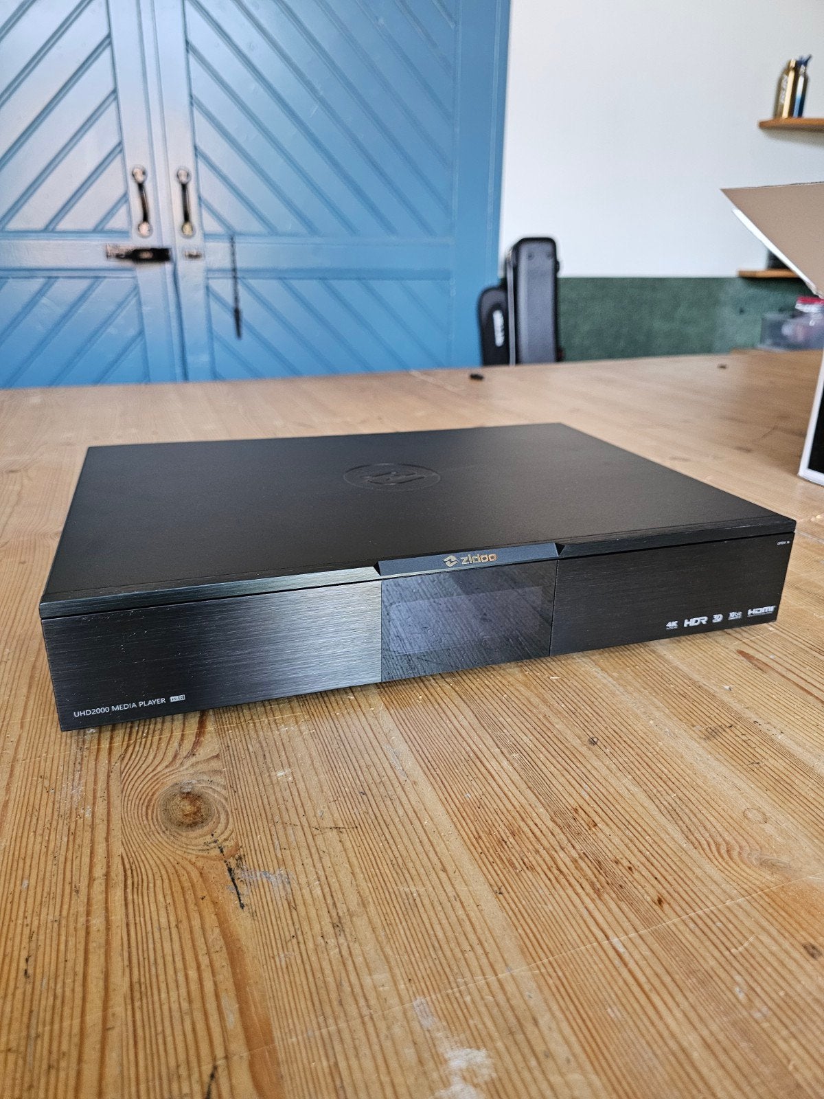 Zidoo UHD 2000 4K HDR Media Speler, Ophalen, Zo goed als nieuw, HDMI, Zonder harde schijf