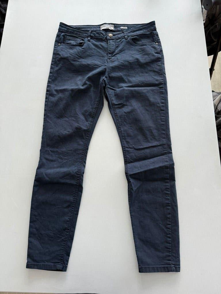Fatface Marineblauw katoenen broek 42, Fat Face, Blauw, Maat 42/44 (L), Ophalen of Verzenden