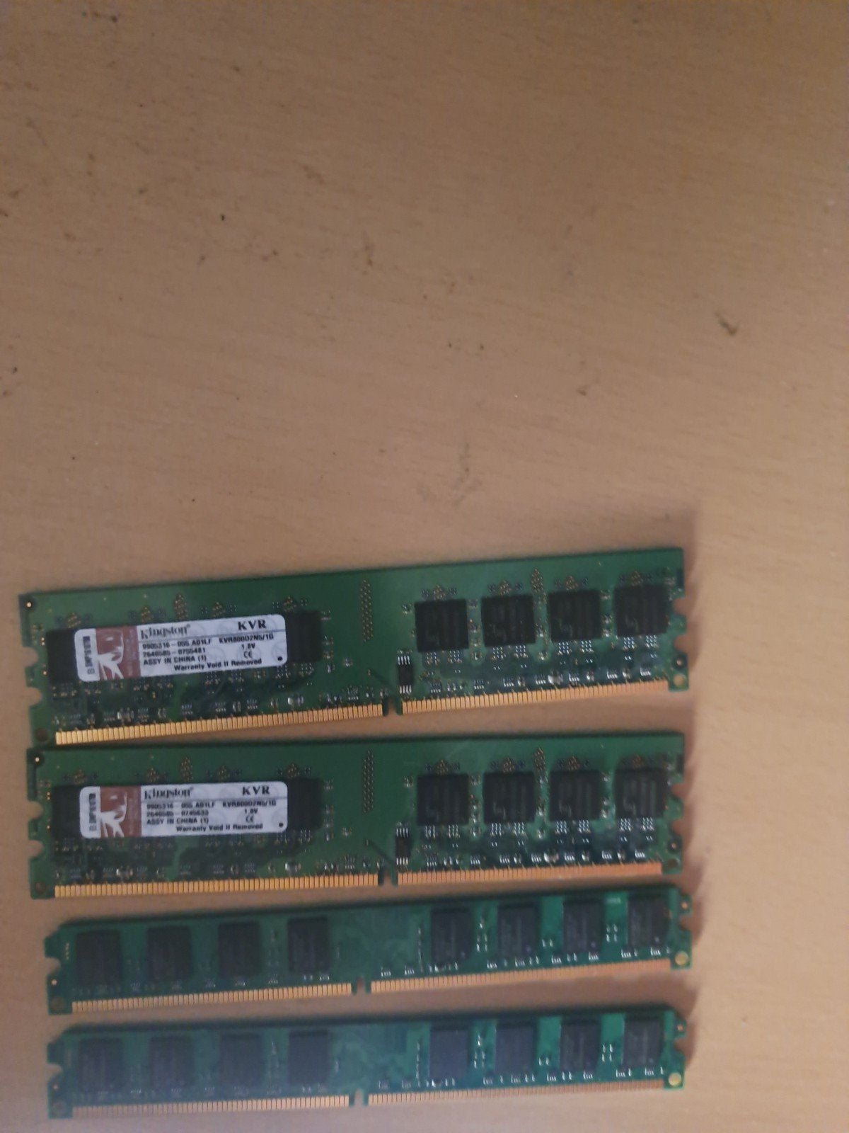 DDR3 RAM Geheugen 6GB (2x2GB + 2x1GB), Computers en Software, RAM geheugen, Gebruikt, Ophalen of Verzenden, DDR2, Desktop