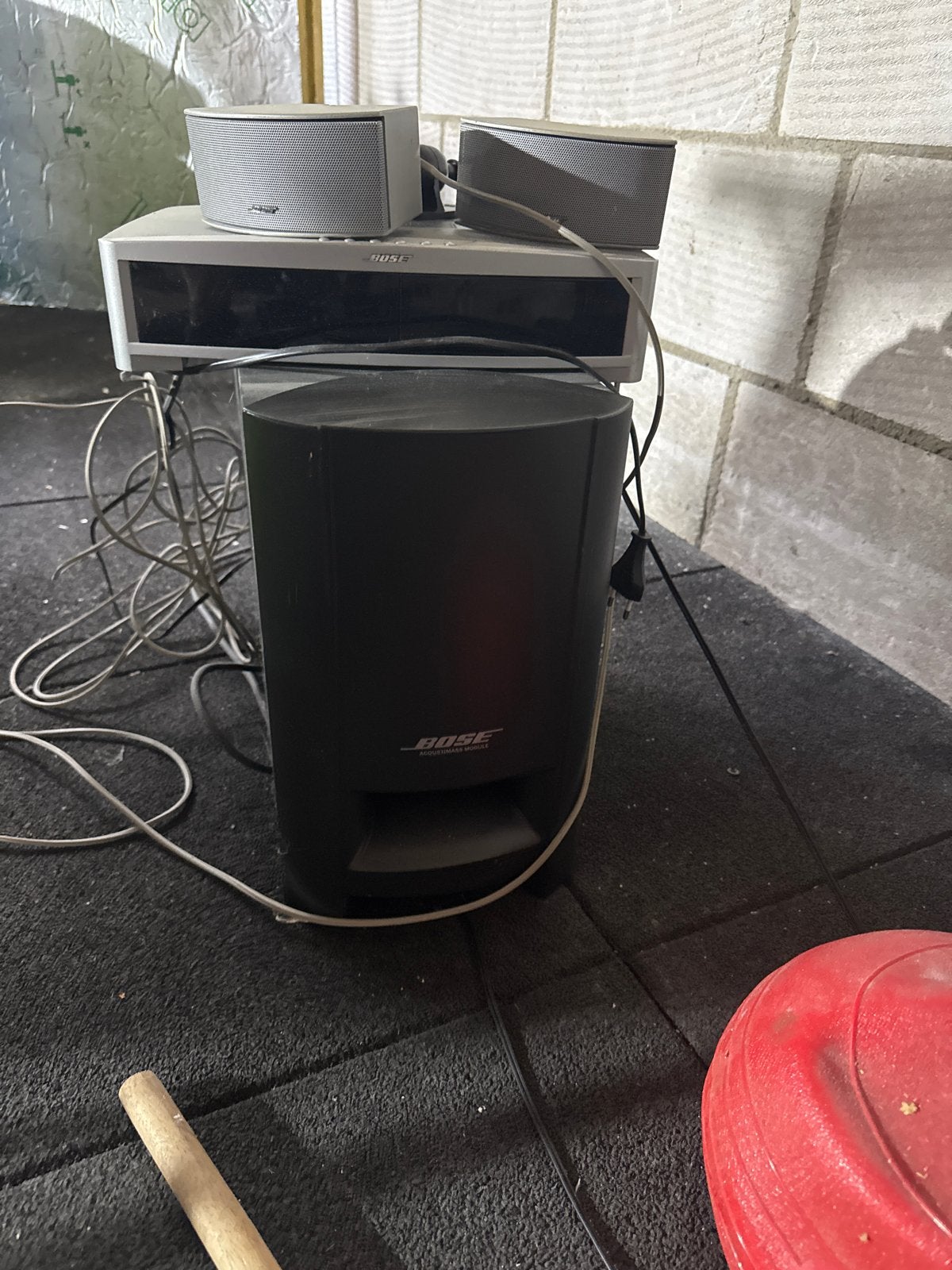 Bose PS3-2-1 II Powered Speaker System - Zo goed als nieuw, Losse componenten, Zo goed als nieuw, Speakers, Ophalen