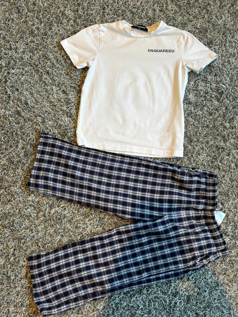 Dsquared2 nachtpak 4 jaar, Kinderen en Baby's, Kinderkleding | Maat 104, Ophalen of Verzenden, Zo goed als nieuw, Jongen, Nacht- of Onderkleding