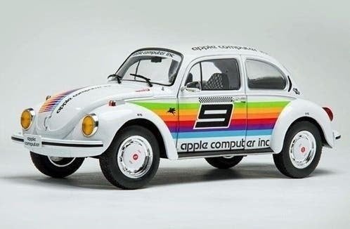 VW Kever 1303 K3 Tribute Apple Computer inc '75  Solido, Solido, Solido, Rue de L' Ecusson 2, 56120 Josselin France, Nieuw