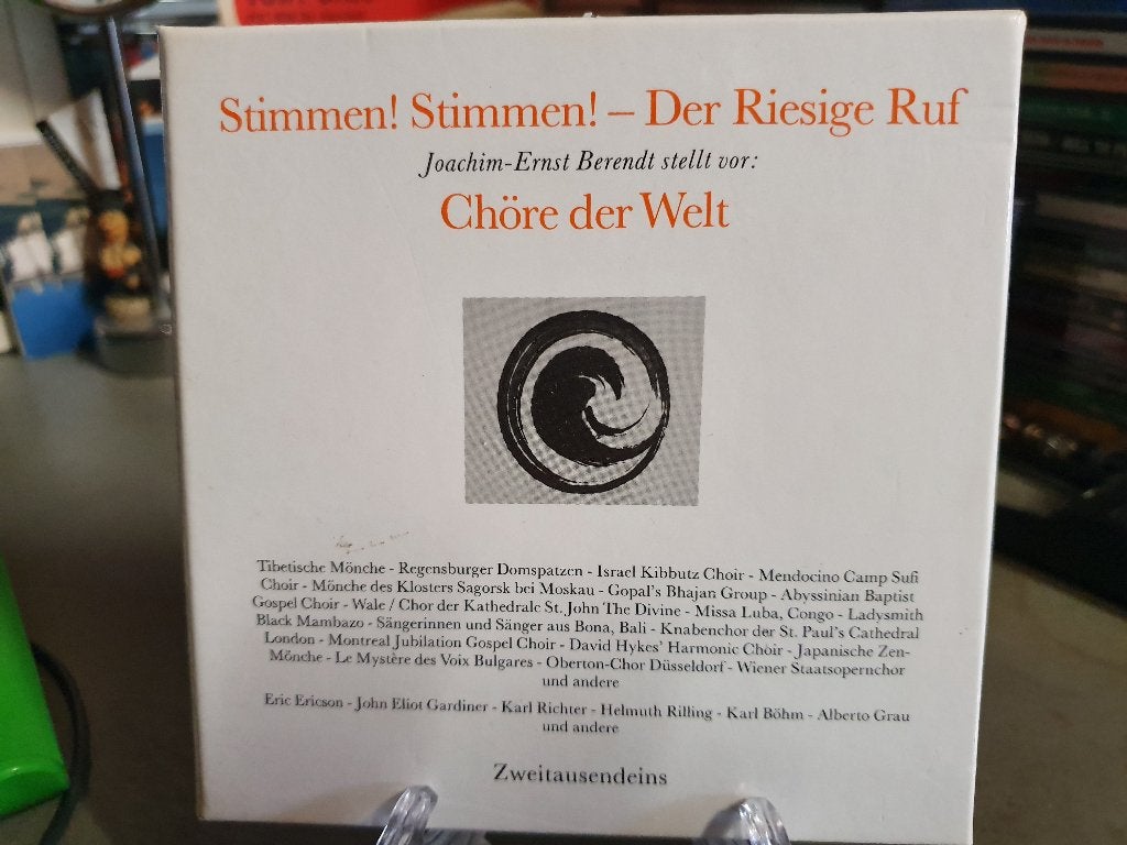 Stimmen! Stimmen! Der Riesige Ruf Joachim-Ernst Berendt 3CD, Ophalen, Zo goed als nieuw