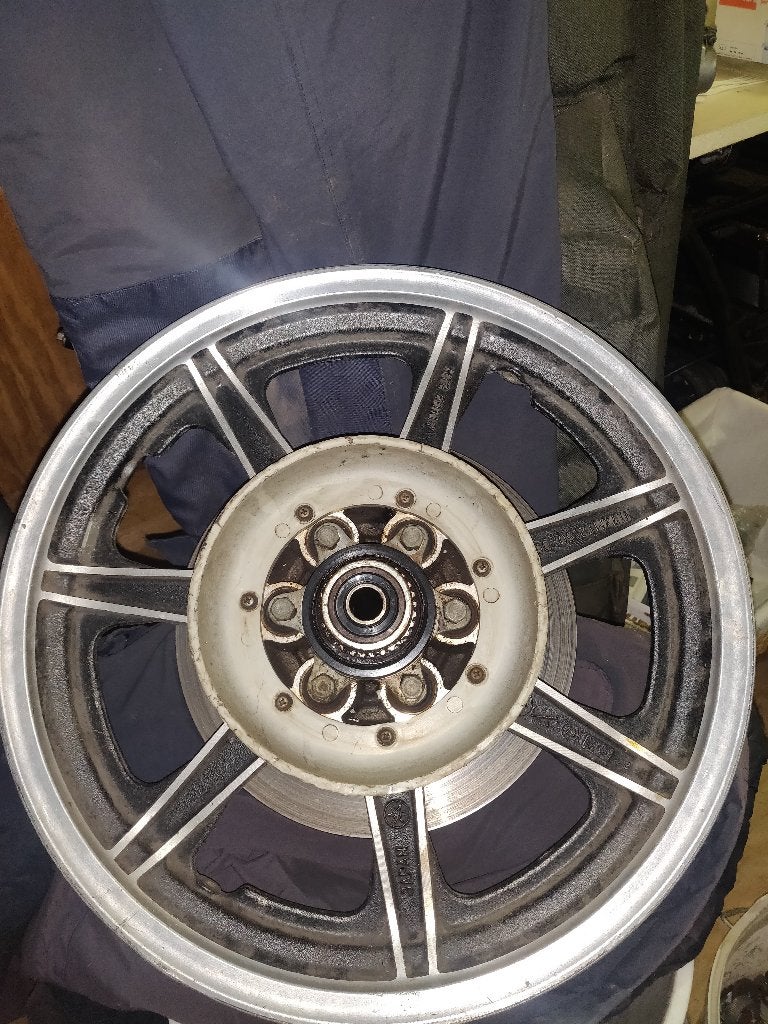 Achterwiel Yamaha XS1100 2H9, Motoren, Ophalen, Gebruikt