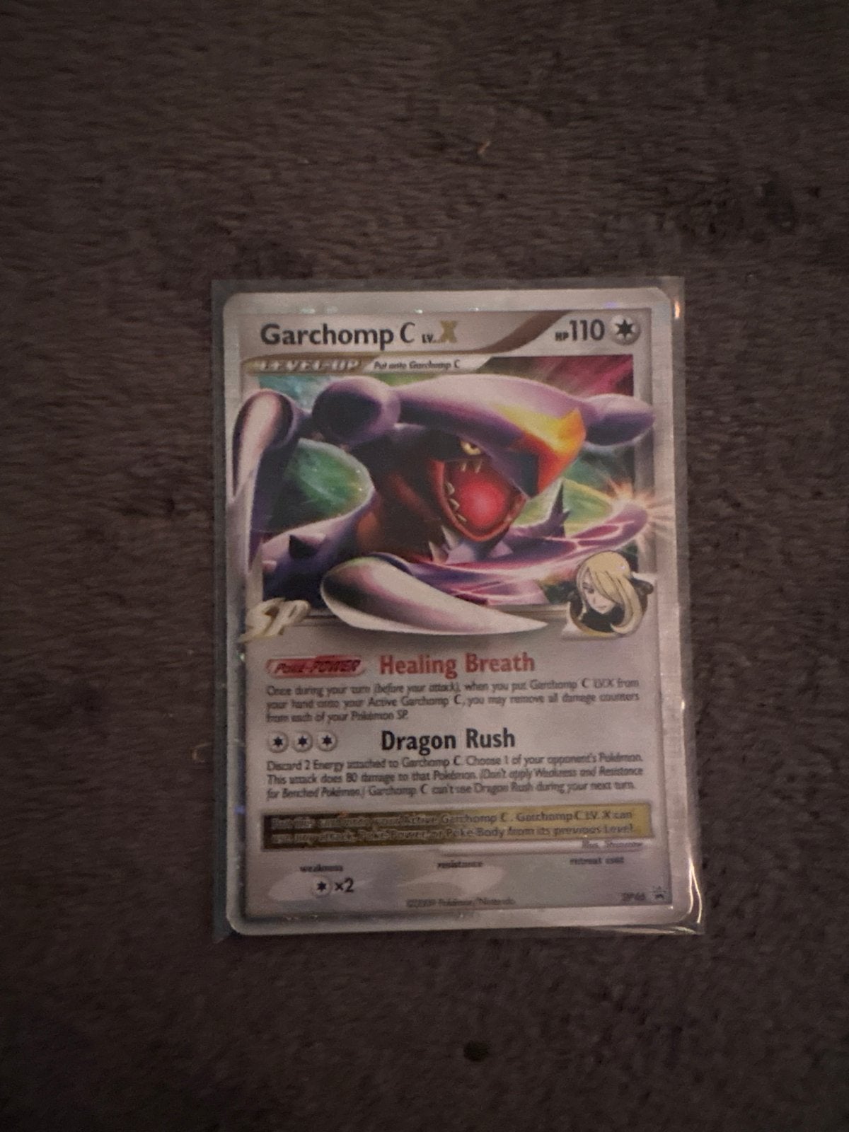Garchomp C. LV.X Pokémon kaart - promo - in goede staat, Ophalen of Verzenden, Zo goed als nieuw, Losse kaart