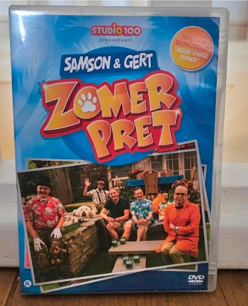 Samson & Gert ZOMERPRET- 100% KRASVRIJ Bieden, Cd's en Dvd's, Dvd's | Kinderen en Jeugd, Ophalen, Avontuur, Alle leeftijden, Zo goed als nieuw