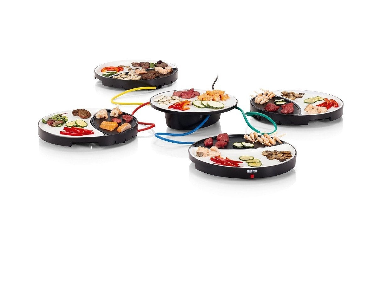 Princess Raclette Grill - Modulair en Uitbreidbaar, Ophalen, Zo goed als nieuw, 8 personen of meer