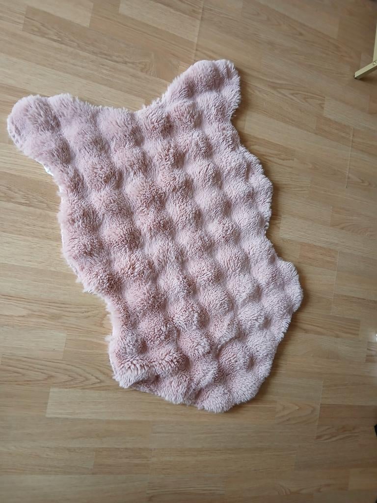 Roze Bontkleed, Huis en Inrichting, Woonaccessoires | Plaids en Woondekens, Ophalen of Verzenden