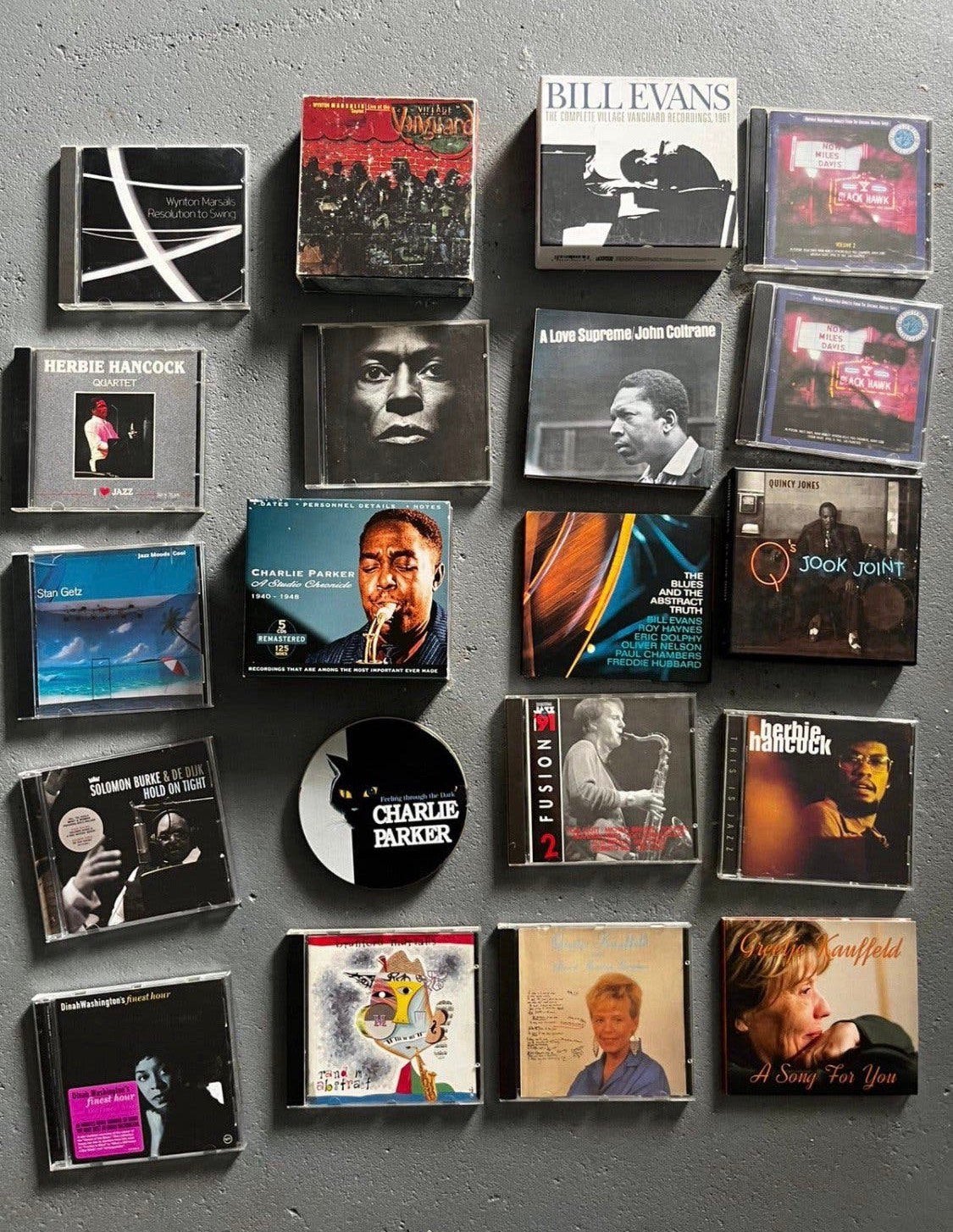 LOT jazz cd's John Coltrane Bill Evans Miles Davis box sets, Ophalen, Gebruikt, Jazz