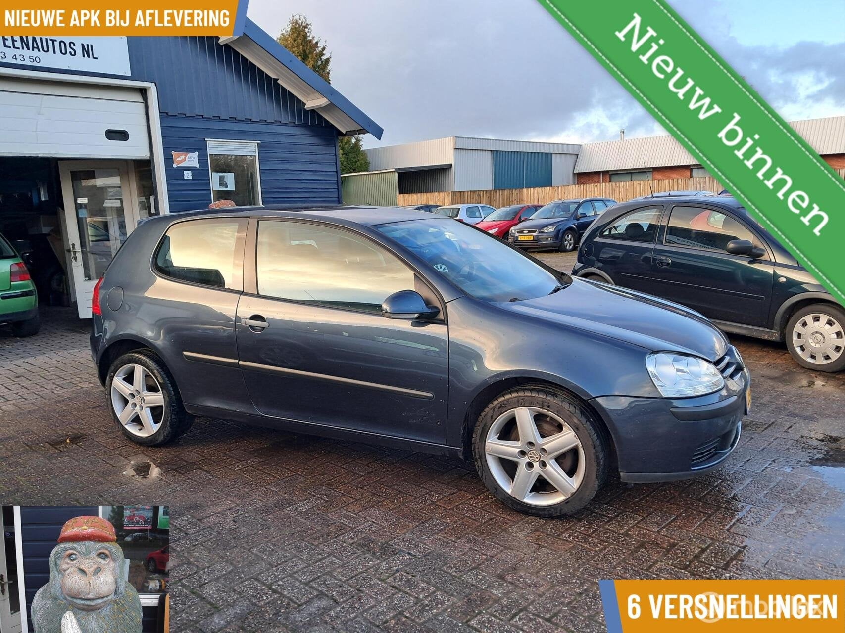 Volkswagen Golf 1.6 FSI Sportline, Voorwielaandrijving, 4 cilinders, Blauw, Origineel Nederlands