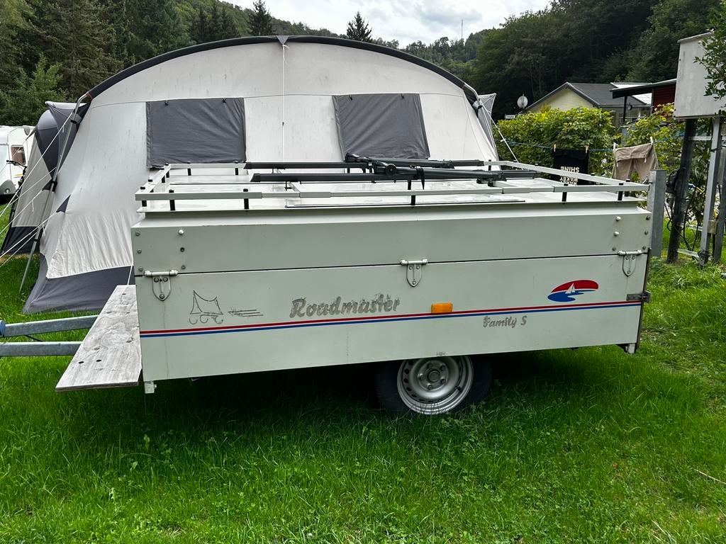 Roadmaster aanhanger met keuken en losse tent, Ophalen, Gebruikt, Tot en met 6