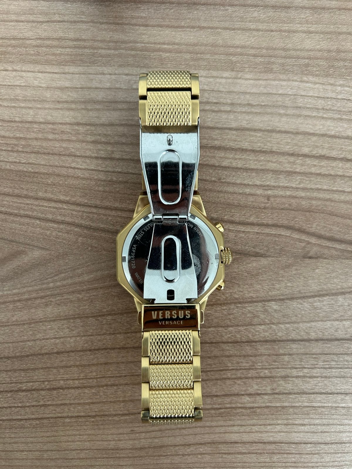Versus Versace Herenhorloge Goudkleurig, Overige merken, Staal, Polshorloge, Ophalen of Verzenden