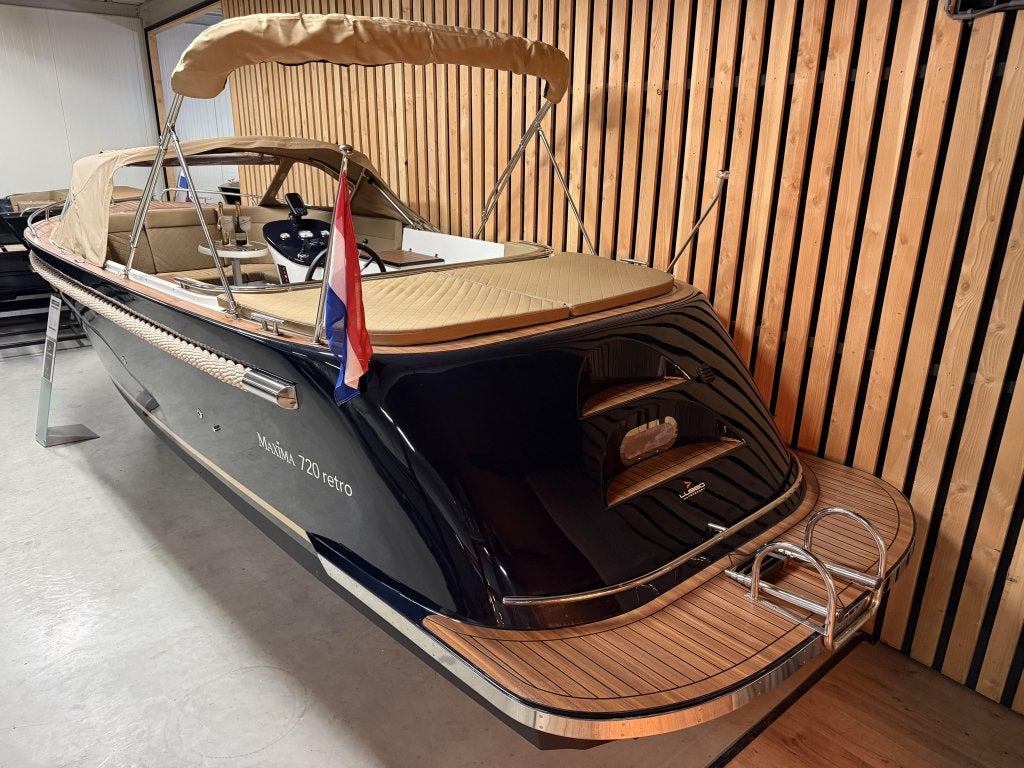 MAXIMA 720 RETRO '90PK SUZUKI' BOEGSCH KOELKST KEUKEN AUDIO!, Watersport en Boten, 3 m, Tender, Rondzit, 0 cm