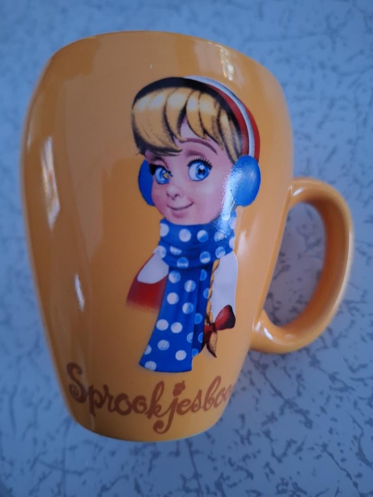 Efteling Chocomel mok Geitje Benjamin en Roodkapje ., Ophalen of Verzenden, Zo goed als nieuw, Gebruiksvoorwerp