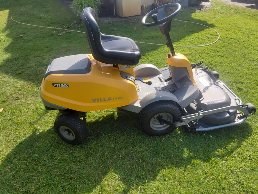 Stiga Villa 14HST frontmaaier met zgan maaidek, Ophalen, Gebruikt, Stiga, Mulchfunctie