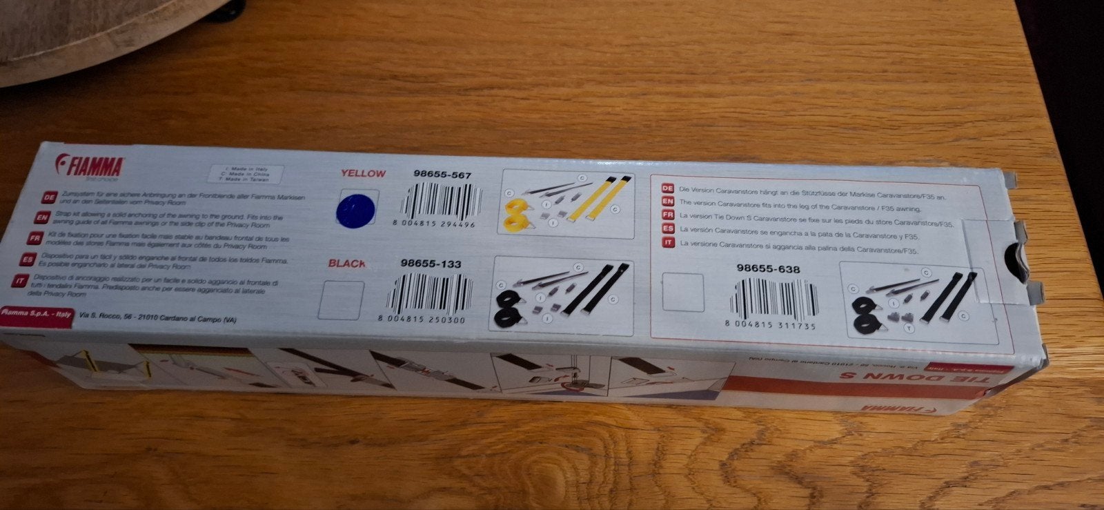 Fiamma Tie Down S - Stormbanden voor Luifel/Voortent, Ophalen of Verzenden, Nieuw