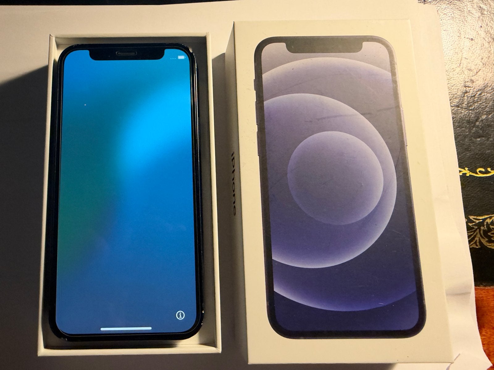 Apple iPhone 12 Mini 128GB Zwart - Zo goed als nieuw, Telecommunicatie, 128 GB, IPhone 12 Mini, Zwart, Ophalen of Verzenden