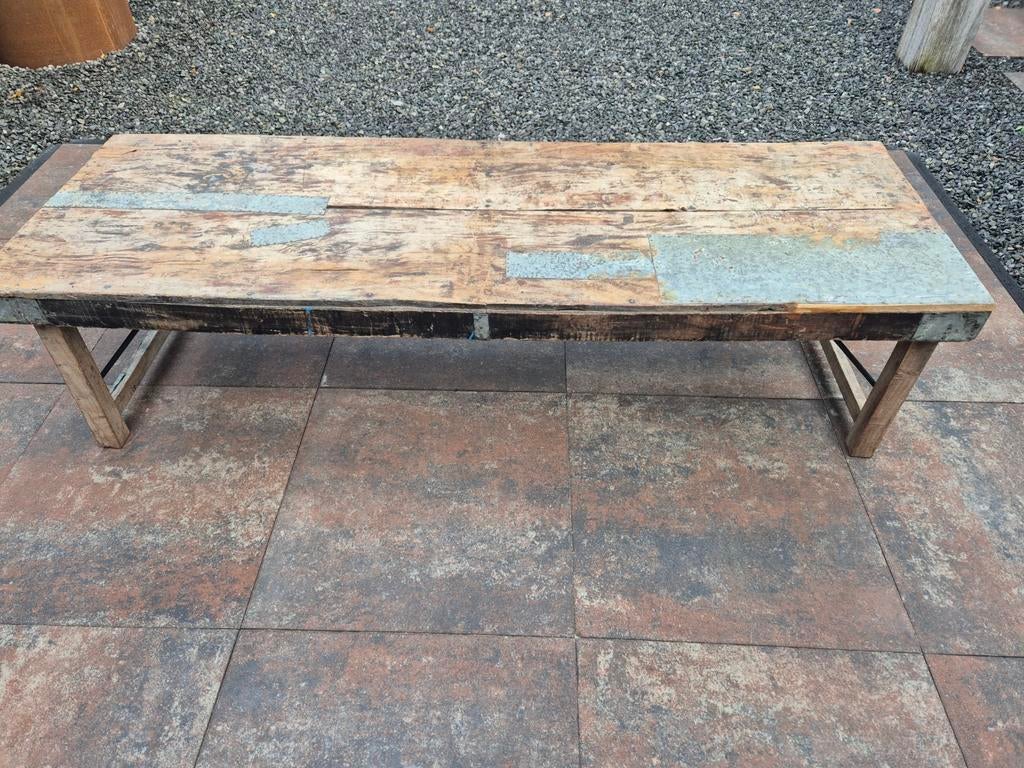 Mooie oude houten tafel - Rustiek en karaktervol, Antiek en Kunst, Antiek | Meubels | Tafels, Ophalen