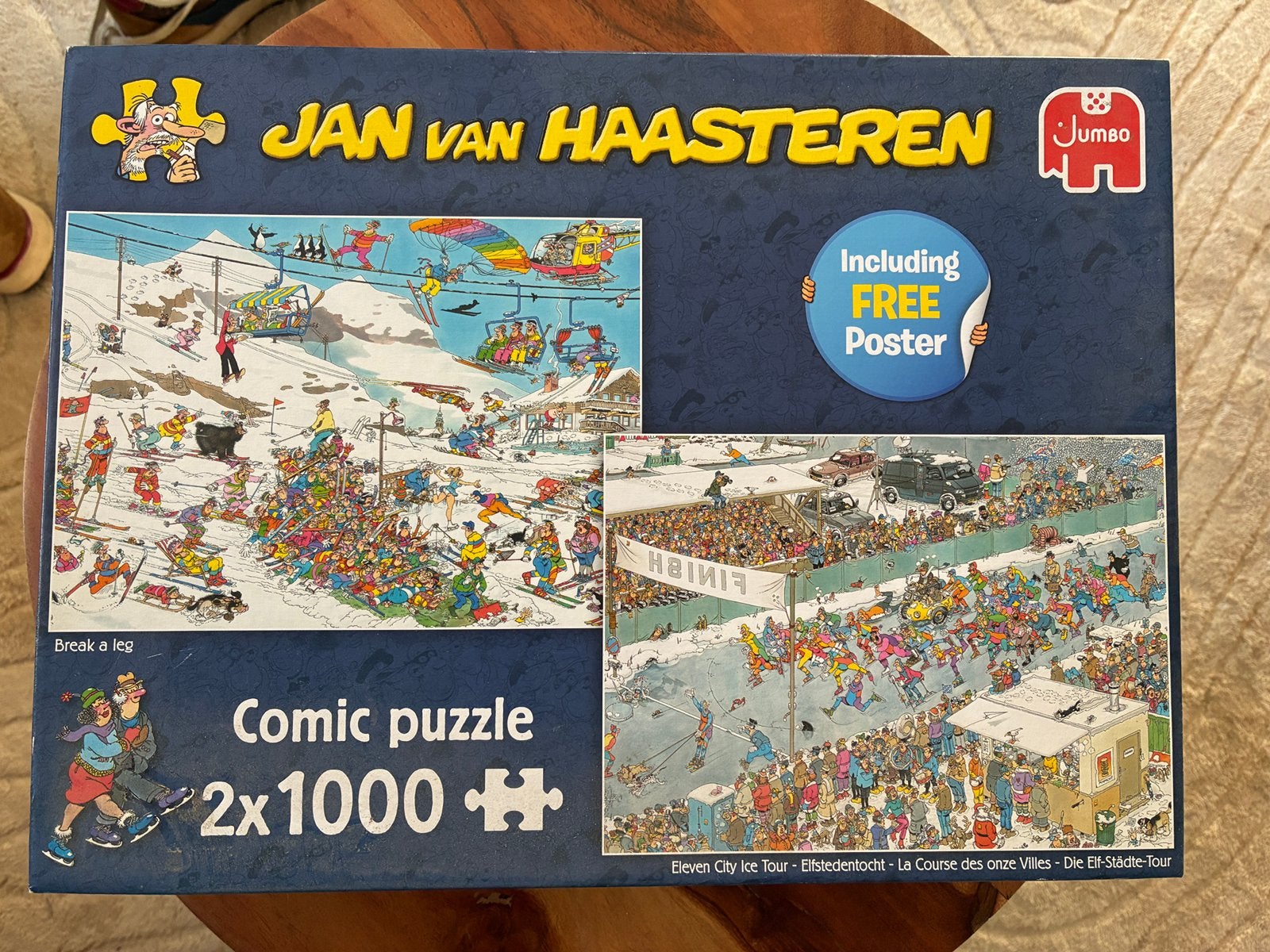Foto 3 van Jan van Haasteren puzzels 10x 1000 stukjes– 7 dozen – partij