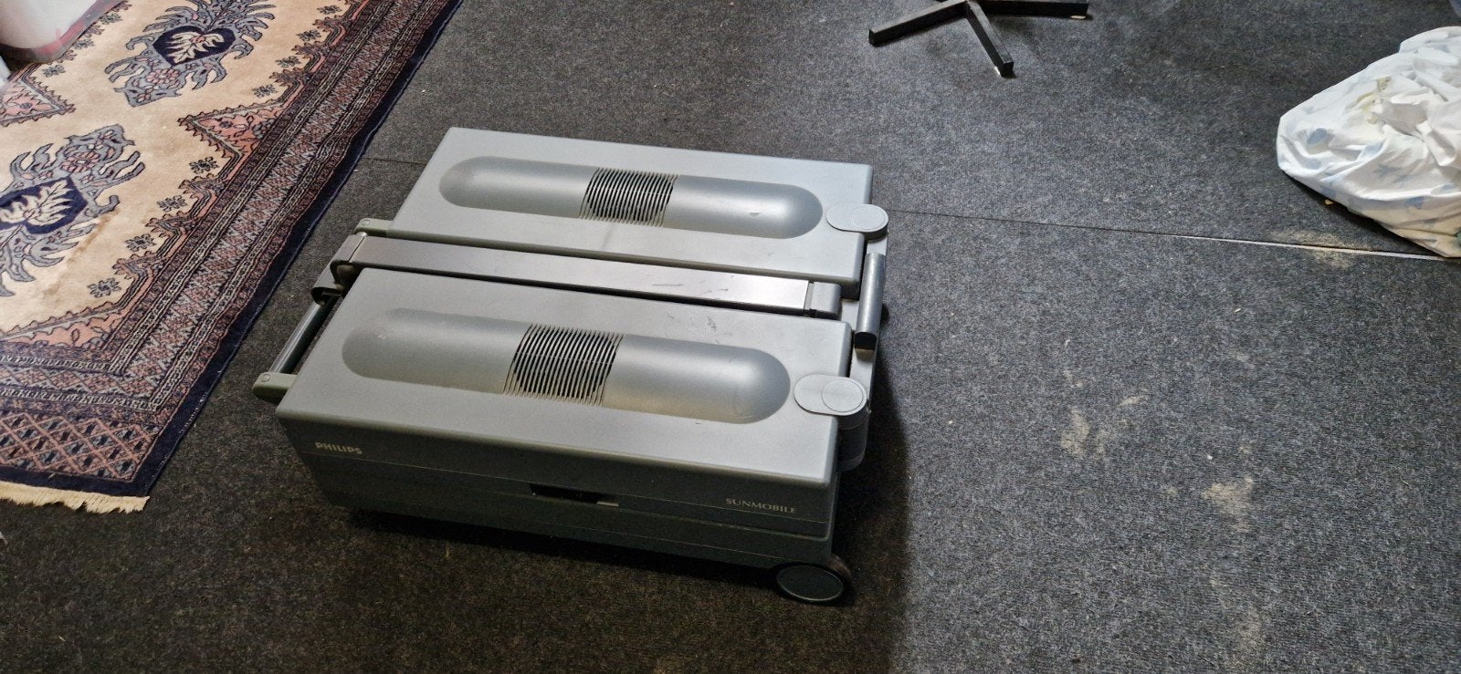 Philips HB 851 Home Solaria Zonnebank - Dubbelzijdig, Ophalen, Gebruikt, Zonnebank dubbelzijdig, Minder dan 10 lampen